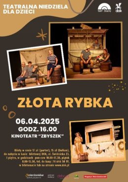 Dzierżoniów Wydarzenie Spektakl ZŁOTA RYBKA - TEATRALNA NIEDZIELA