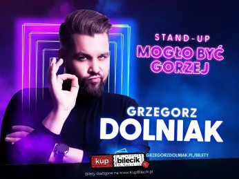 Bielawa Wydarzenie Stand-up Grzegorz Dolniak stand-up "Mogło być gorzej"